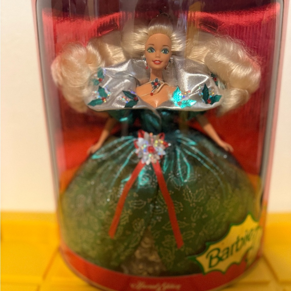 Barbie Elegant Green and Silver Doll